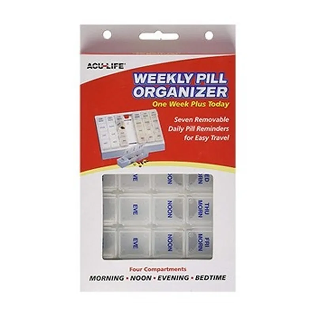 Aculife Pastillero Semanal Ref 128 B/T/W 2