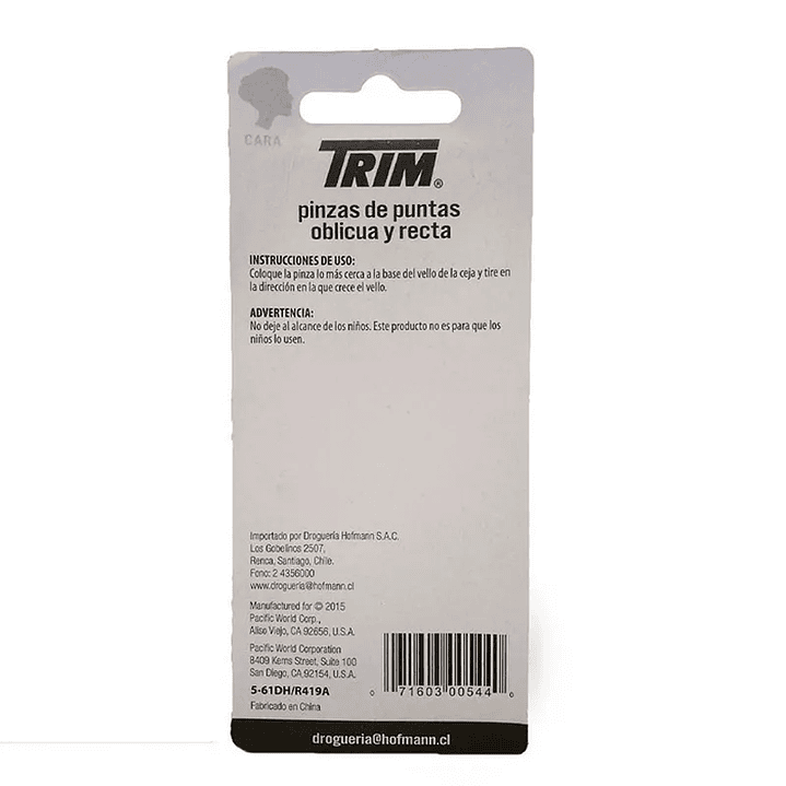 #00544 – Pinzas Recta y Oblicua TRIM 2