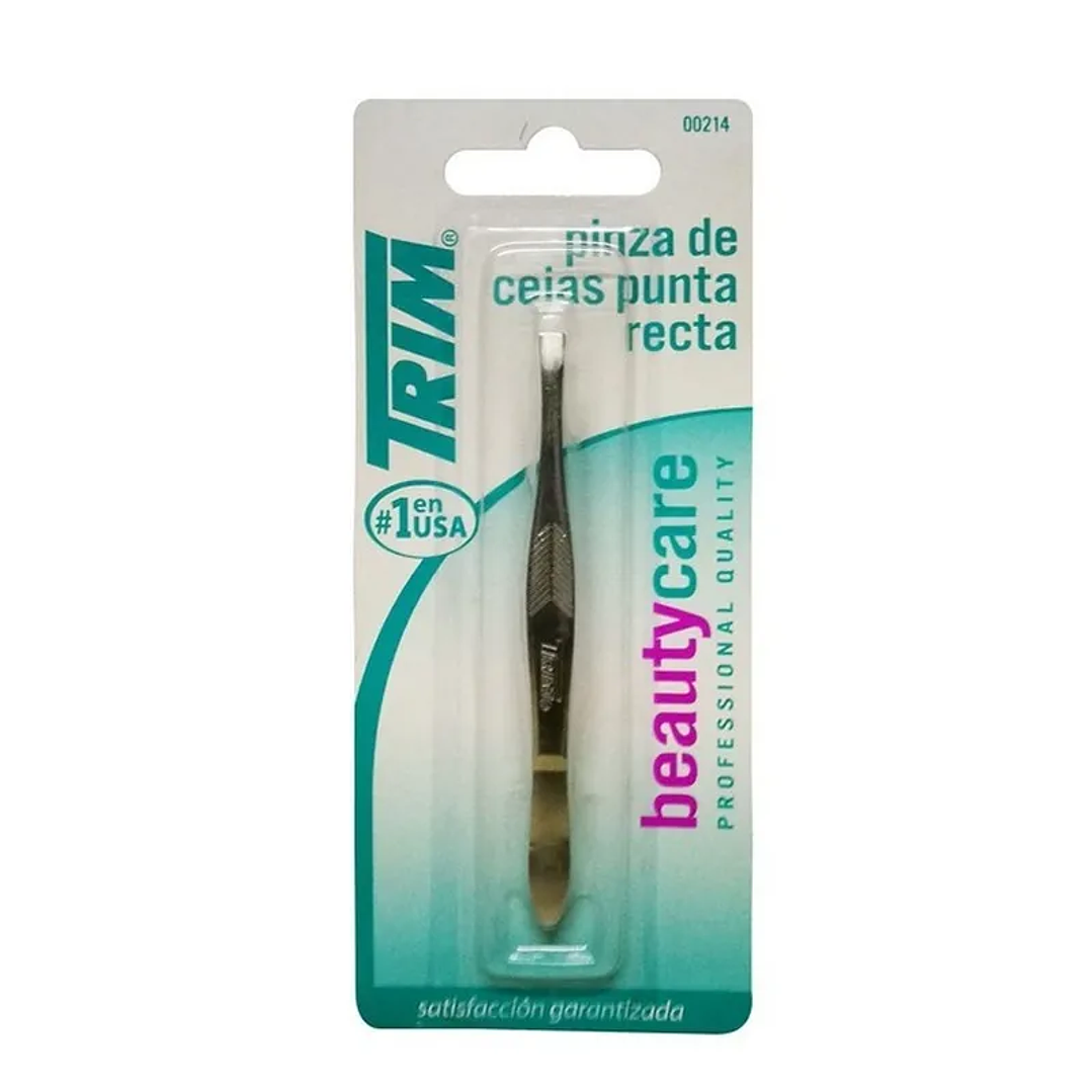 00214 – Pinza de Cejas Punta Recta TRIM 1