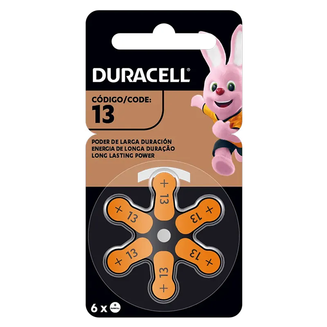 Pila Para Audífonos Duracell 13 - Unidad 1