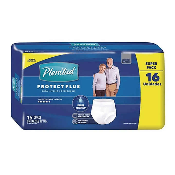 Pañal Plenitud Pants x16 unid P/M/G 1