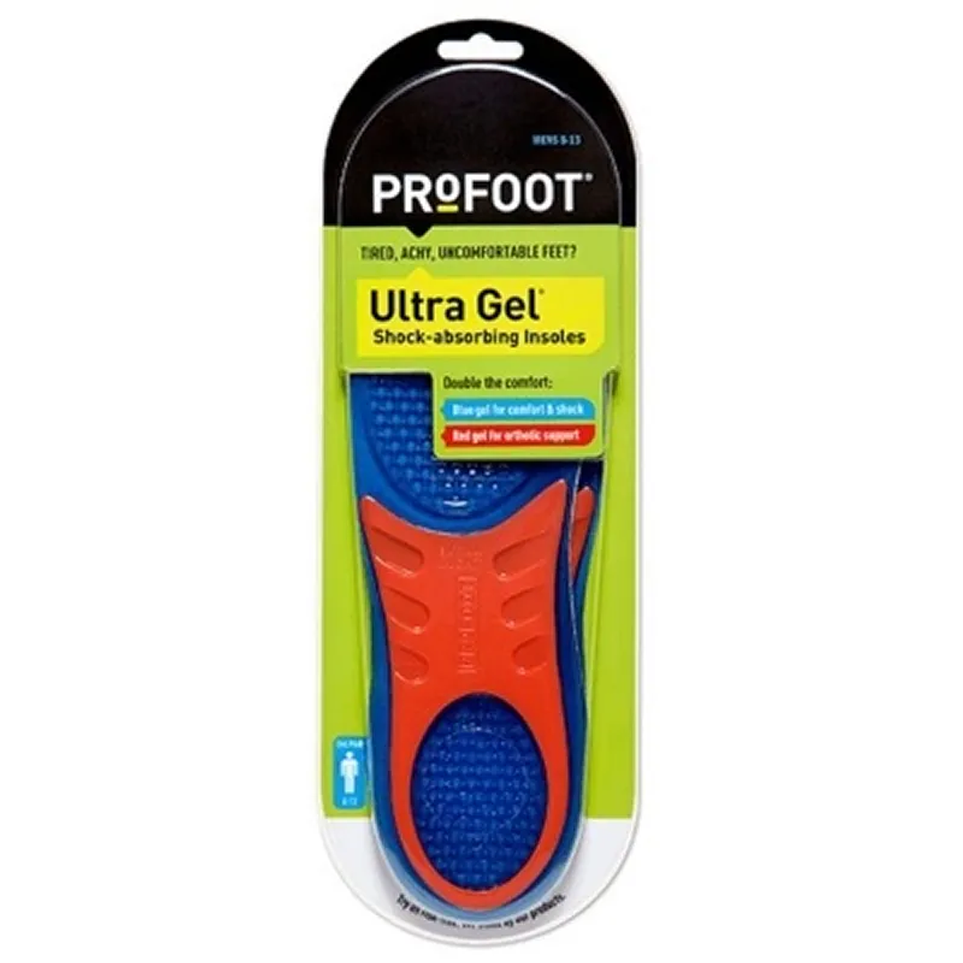 Plantilla Ultra Gel Mens Profoot 8/13 Massaging Insoles 1