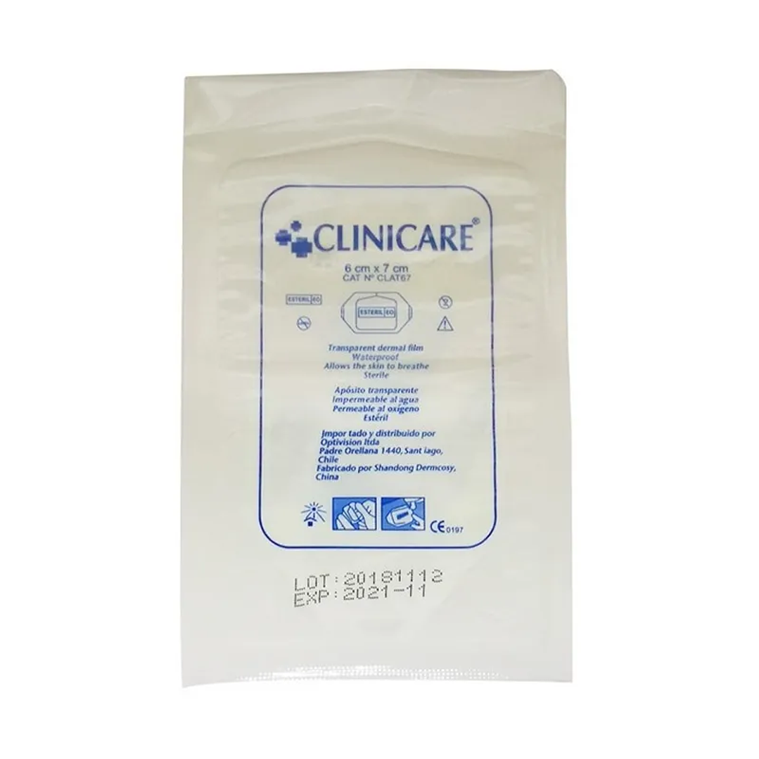 Apósito Transparente Impermeable — CLINICARE — Medidas 2