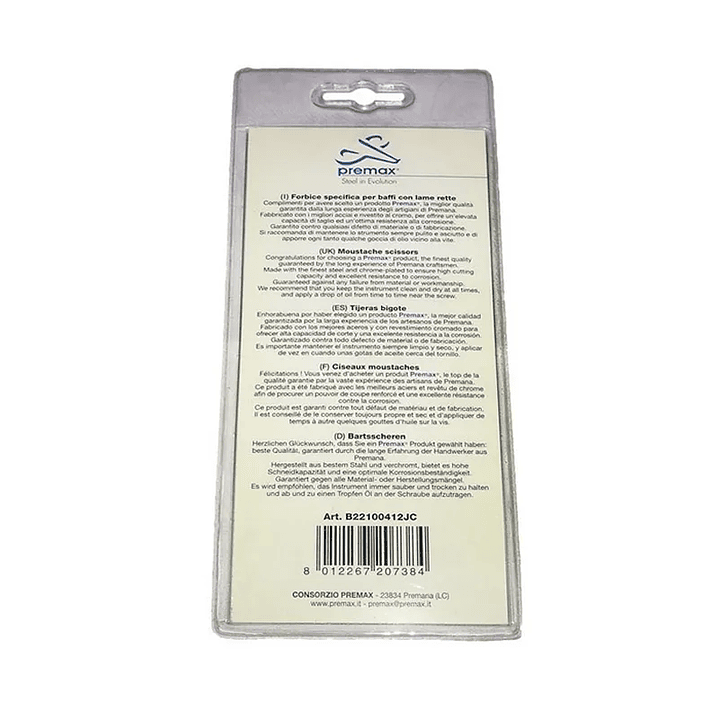 412JC - Tijeras para Bigotes Premax 2