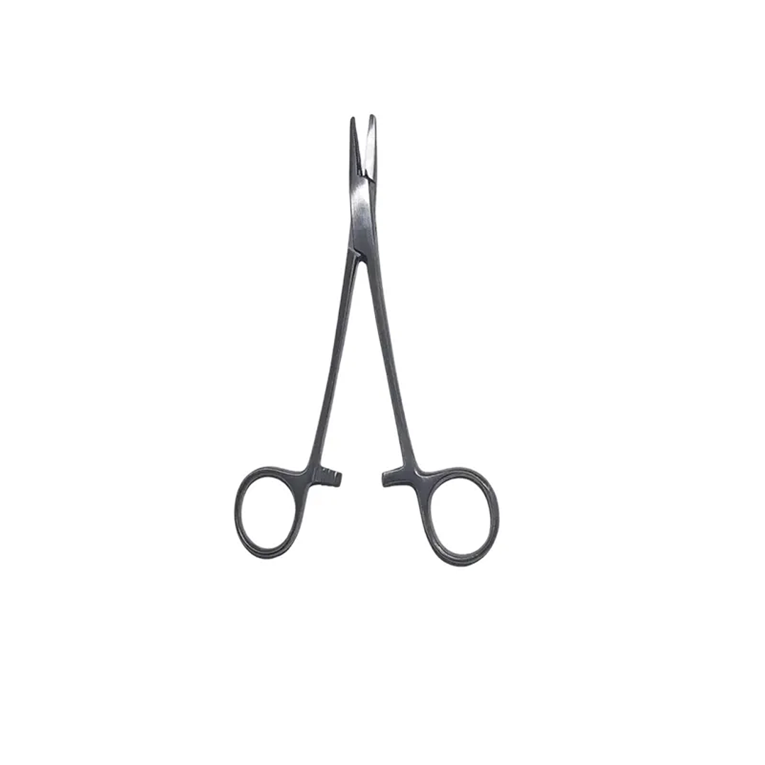 TIJERA PORTA AGUJA ACERO 14 CM 2