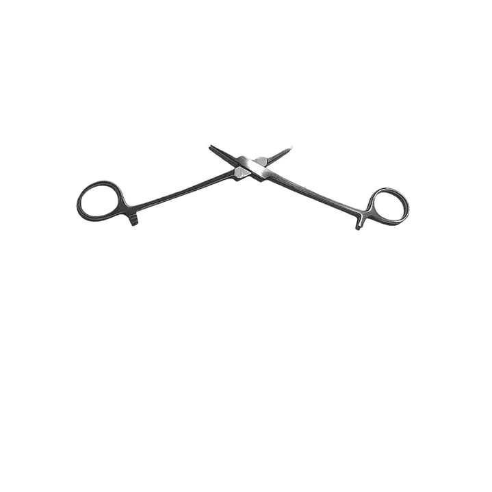 TIJERA PORTA AGUJA ACERO 14 CM 3