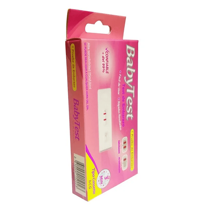 Babytest Test de Embarazo Tipo Cassete HCG 3