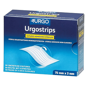 556744 — Banda Sutura Urgo Strip — 6 x 75 mm — URGO
