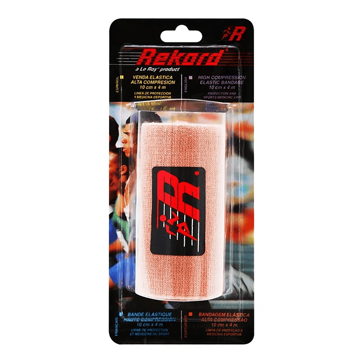 Venda Elástica de Alta Compresión 10 cm x 4 mt - Rekord 1