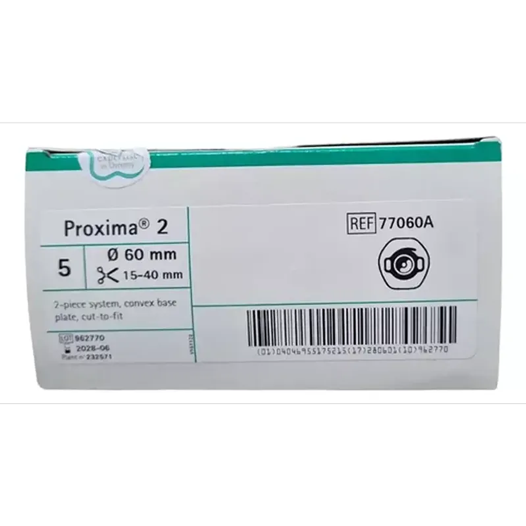 Placa Base Convexa Proxima 2 — 60 mm (15-40 mm) — 77060A  2