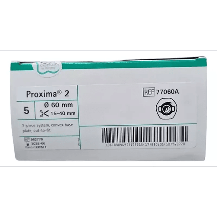 Placa Base Convexa Proxima 2 — 60 mm (15-40 mm) — 77060A  2