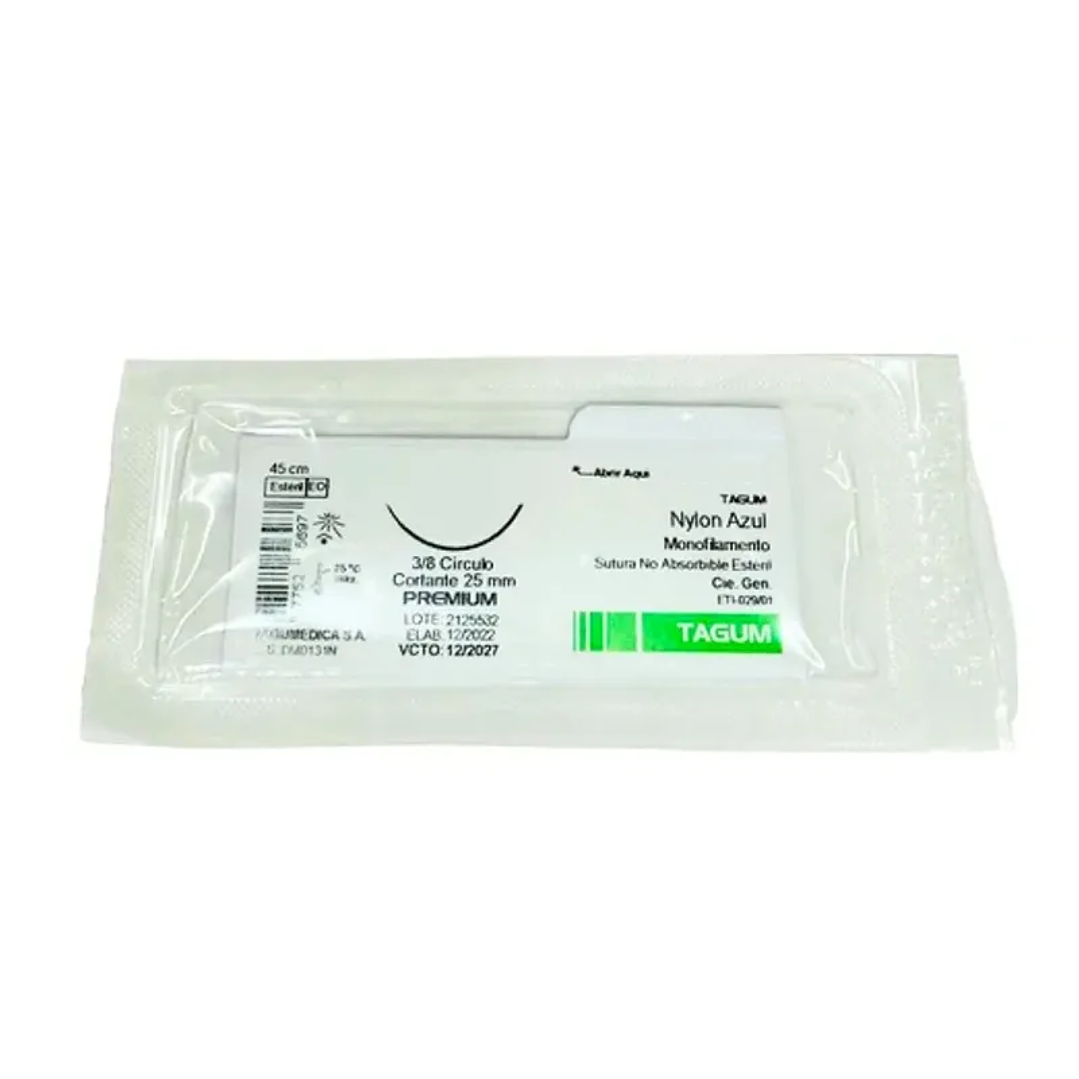 Sutura Monofilamento - Nylon Azul Tagum - Dif Calibres 2