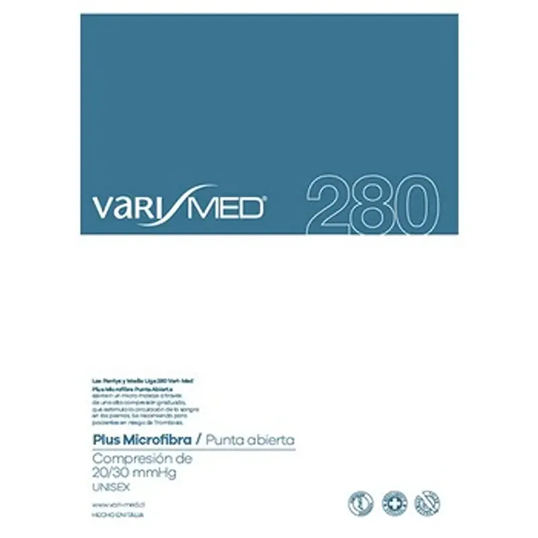 Panty Punta Abierta de Microfibra con Calzador 280 20-30 mmHg Varimed - REF.9041 1