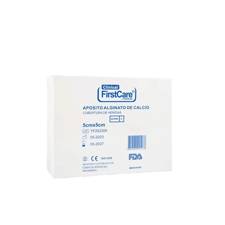 Aposito Alginato de Calcio — 5 x 5 cm — FirstCare 1