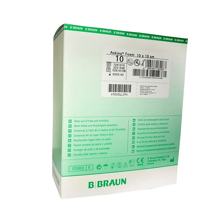 Askina Foam — Aposito Espuma Hidrofilica — Medidas 6