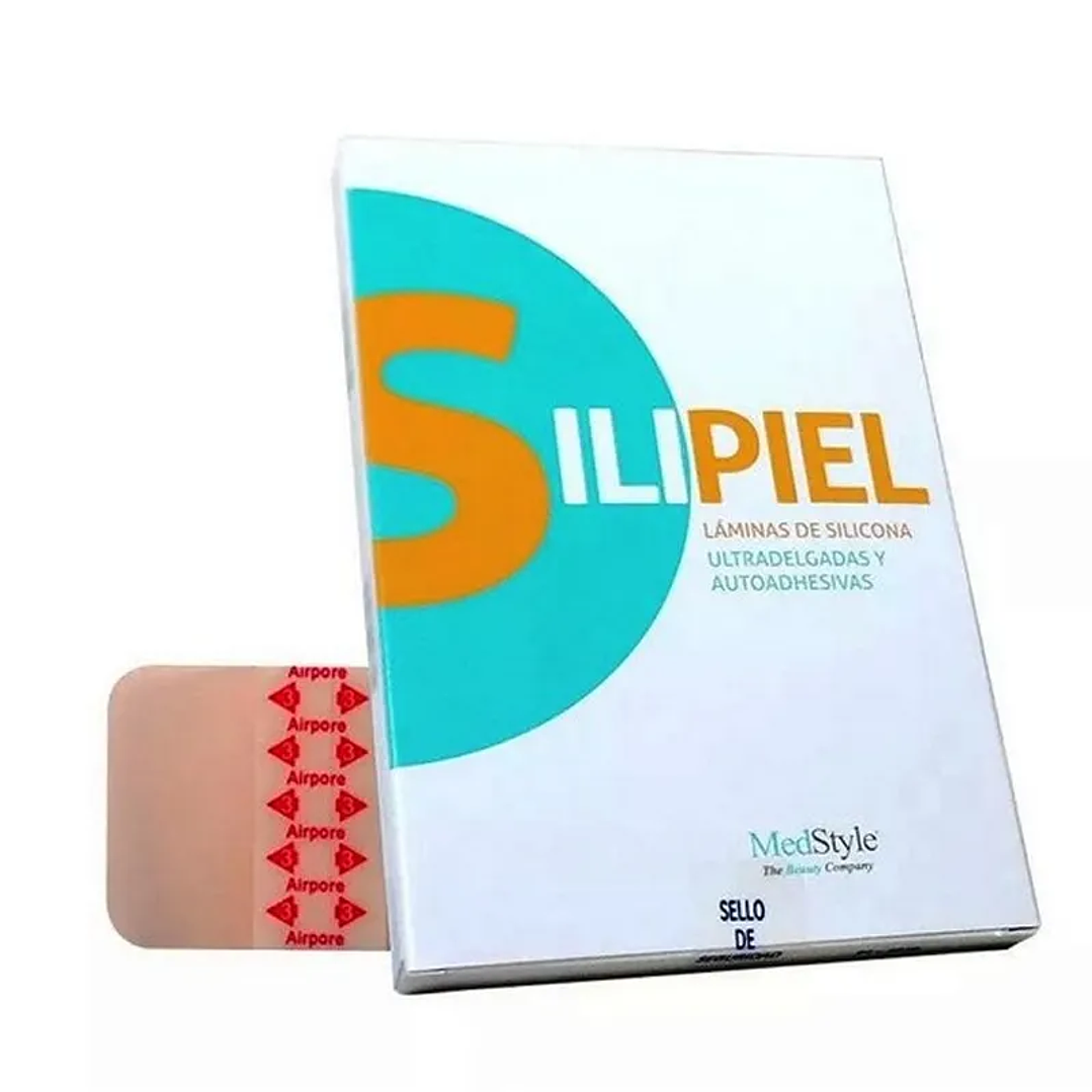 Lámina Silicona Cicatrices SILIPIEL — Medidas — MEDSTYLE 1