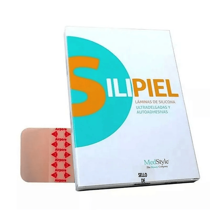 Lámina Silicona Cicatrices SILIPIEL — Medidas — MEDSTYLE 1