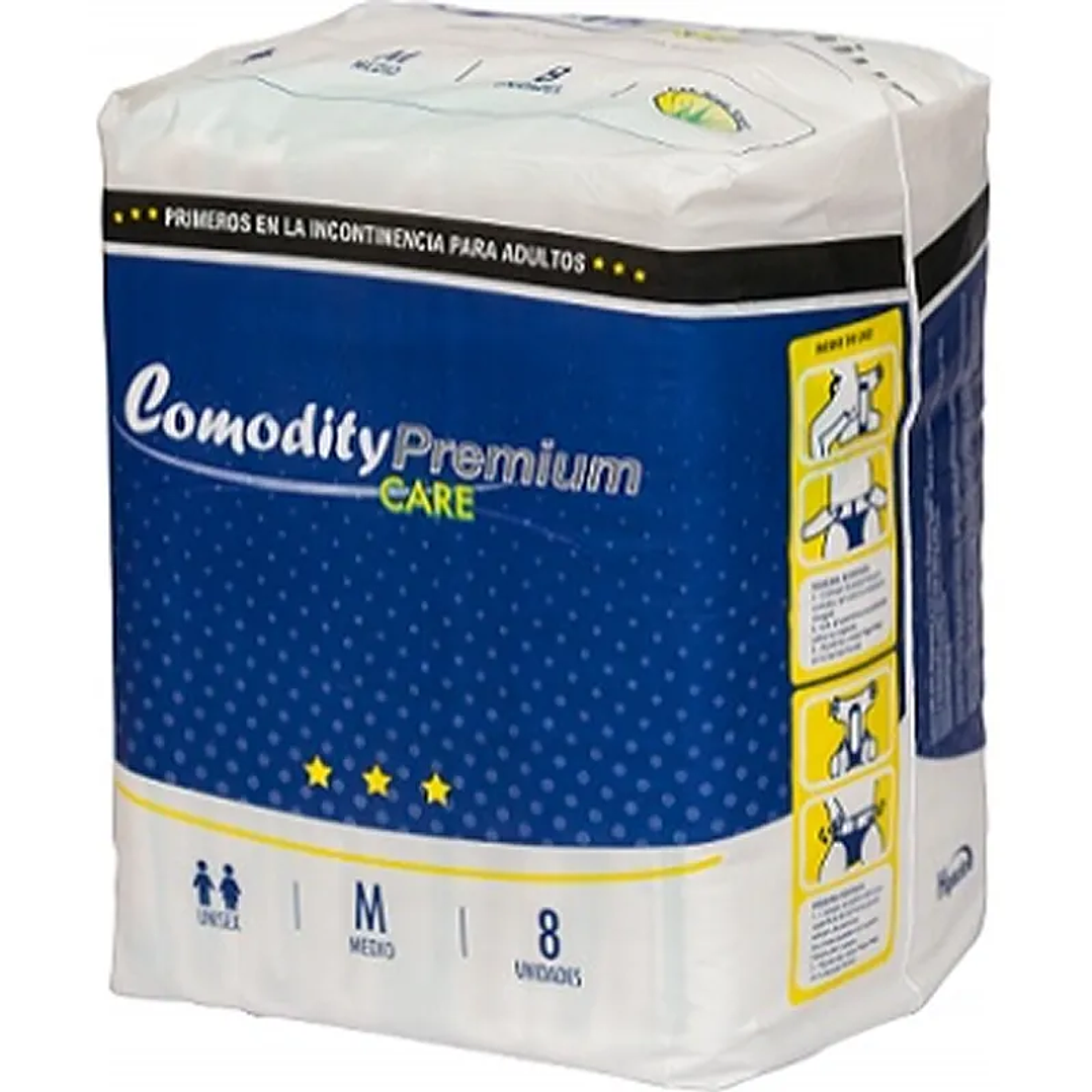 Pañal Comodity Care Premium — Tallas — 8 Unidades 1