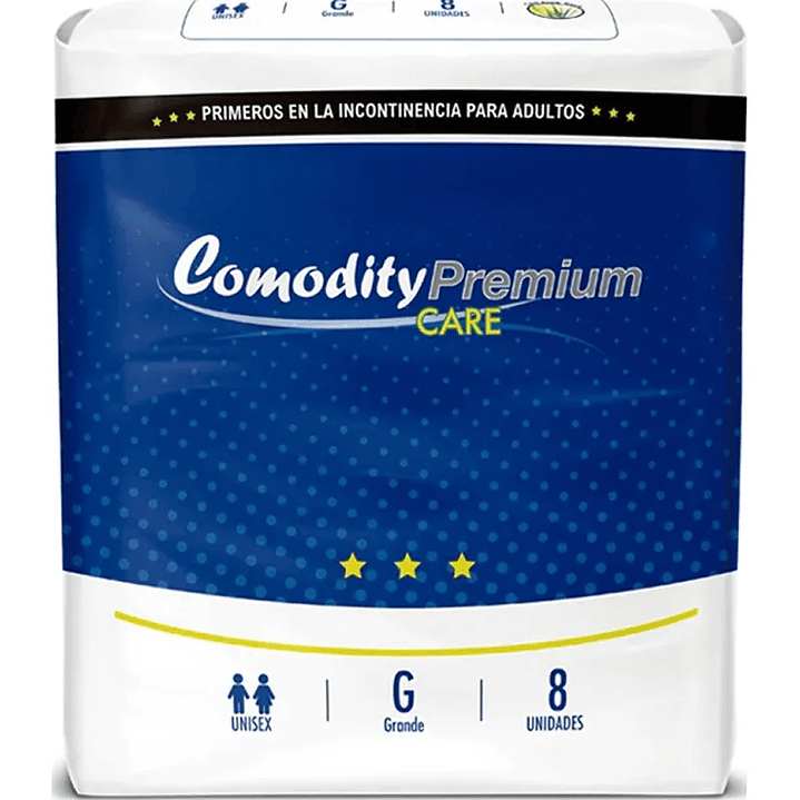 Pañal Comodity Care Premium — Tallas — 8 Unidades 2