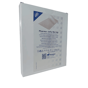 Apósito Lipocoloidal Pharma Jelly Net Ag — 10x10 cm — REF. JNAG100100