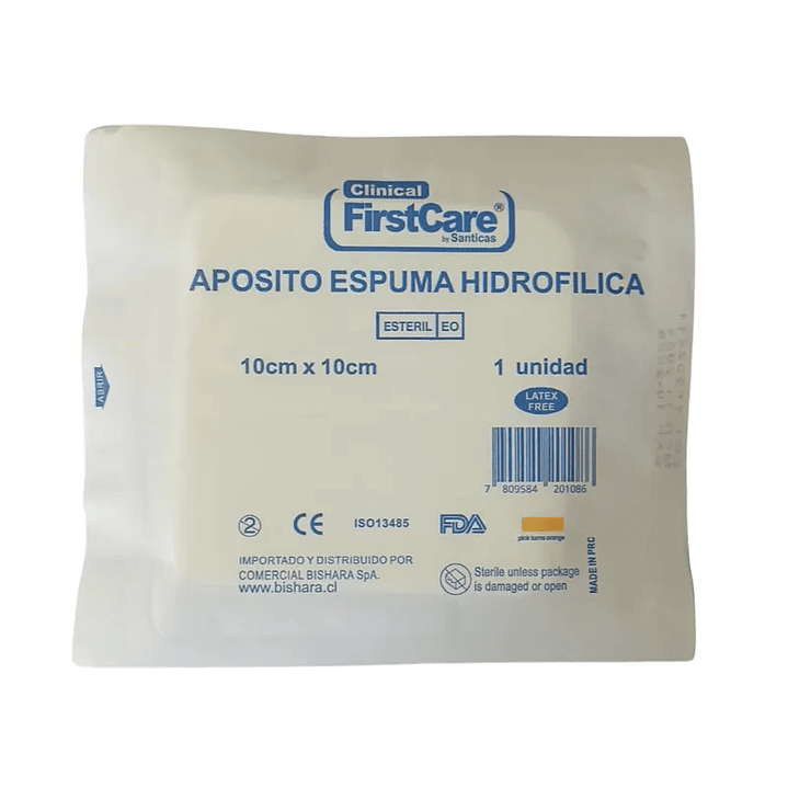 Apósito de Espuma Hidrofílica — Medidas - FirstCare 1