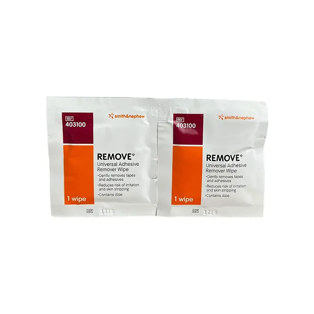 Removedor de Adhesivo Remove — 50 Toallitas — Smith & Nephew 2