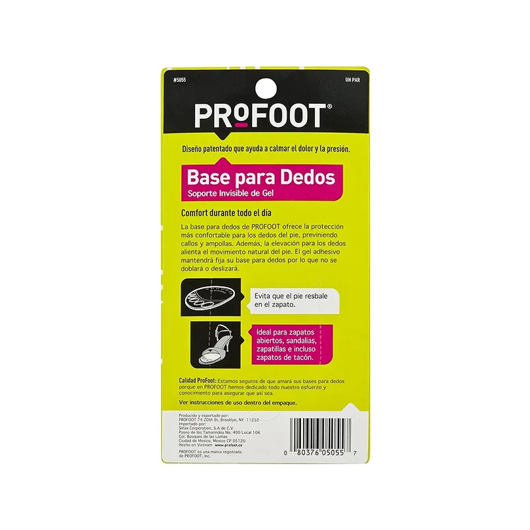 5055-G - Almohadilla Metatarsal Gel Mujer - Profoot 4
