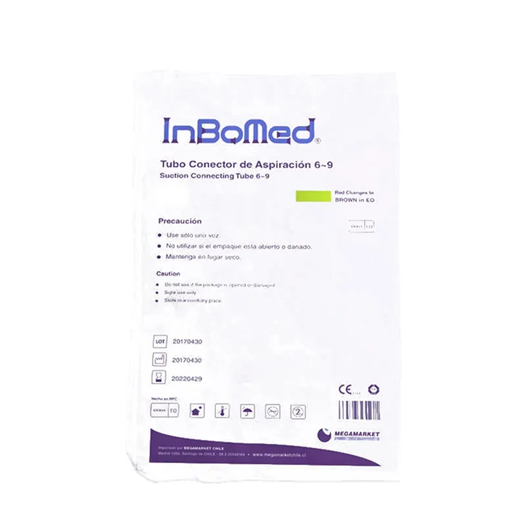 Tubo Conductor Aspiración 6-9 mm x 3 m - Inbomed - Ref. ITC6930 3