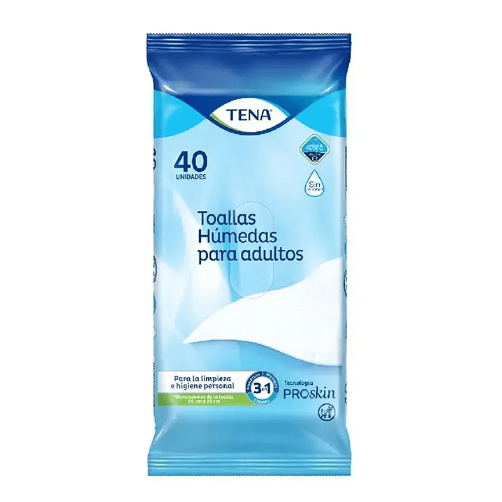 Toallas Húmedas para Adultos Tena - 40 Toallas 1