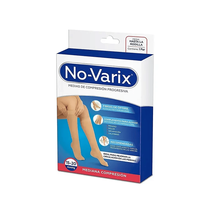 Medias de Compresión No-Varix 15-20mmHg 1