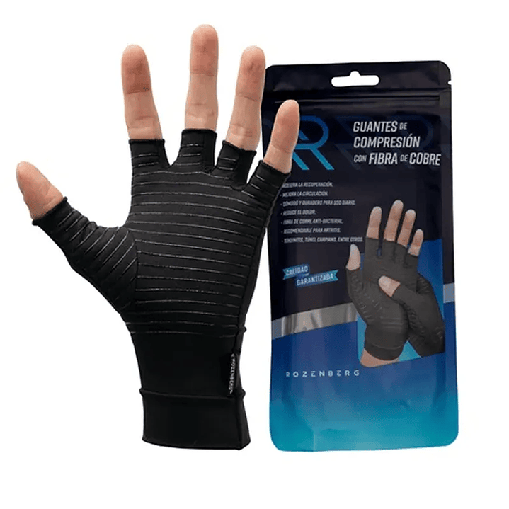 Guantes de Compresión con Fibra de Cobre  - Rozenberg 1