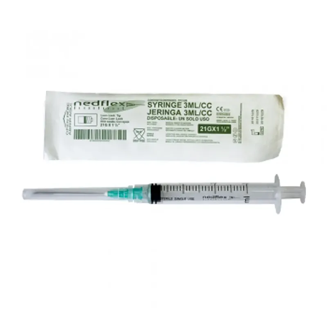 Jeringa 3ml 21GX 1 1/2