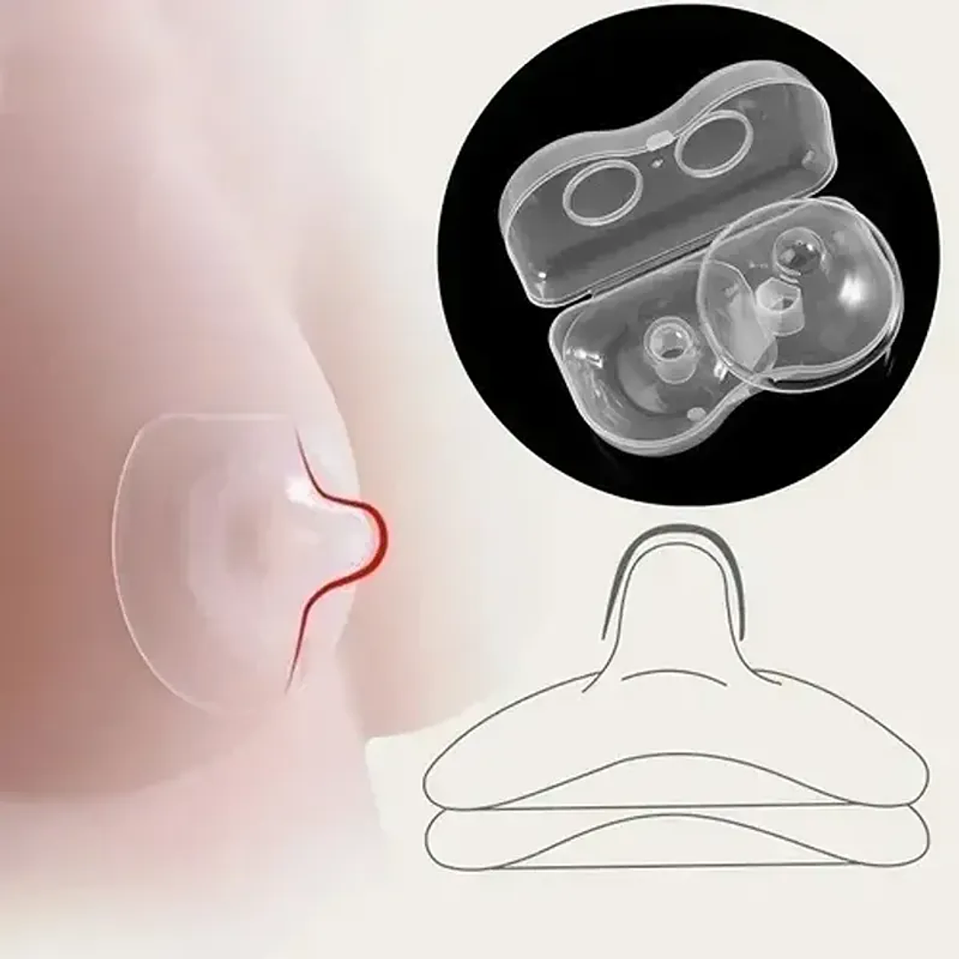 Protector de Pezon Silicona Par Ayumed.  1