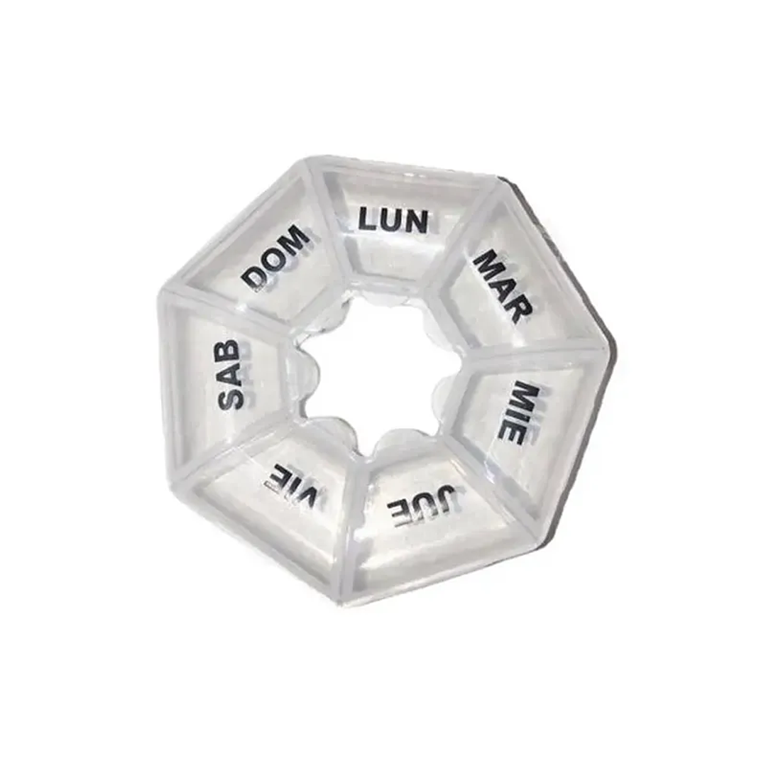 PASTILLERO CHICO 7 DIAS HEXAGONAL  NICE IDEAL REF.15864  1