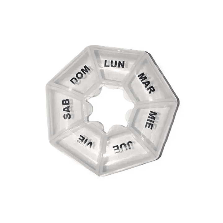 PASTILLERO CHICO 7 DIAS HEXAGONAL  NICE IDEAL REF.15864  1