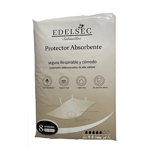 Sabanilla Protectora Absorbente – 60x90 cm – 8 Unidades 