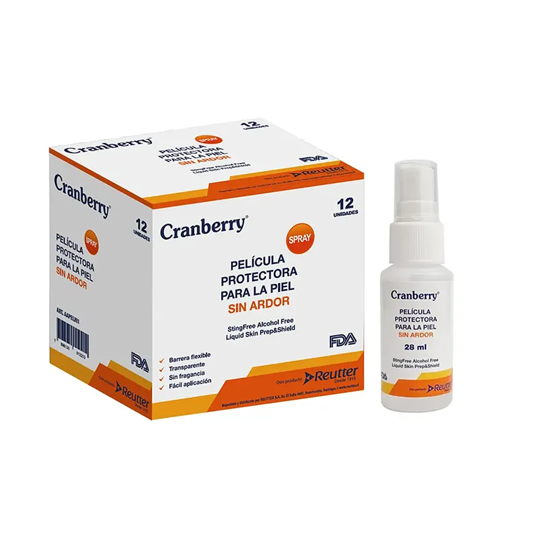 Spray Película Protectora de Piel — 28 ml — Cranberry 1