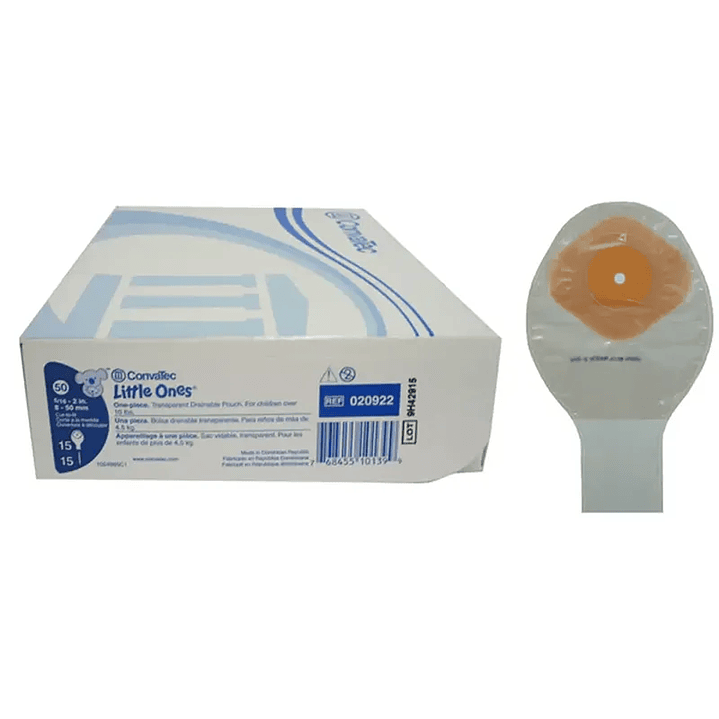 Bolsa Drenable Little Ones – 50mm – Transparente –  020922  1