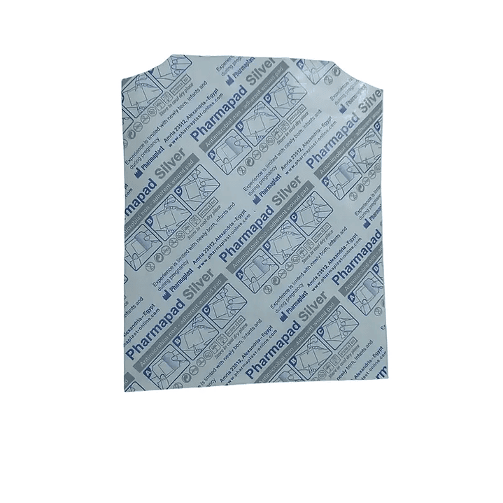 Apósito antimicrobiano — PHARMAPAD Silver — 10x10 cm —  REF. PADAG1010 2