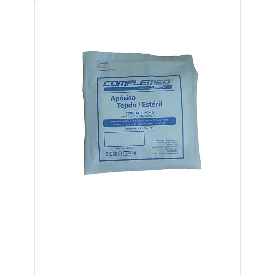 Apósito Gasa Natural — Medidas — COMPLEMED 1