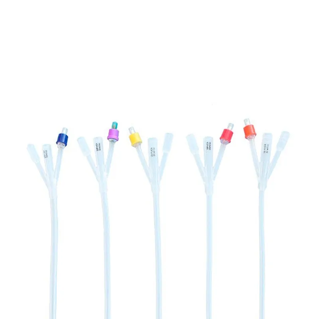 Sonda Foley 3 Vías — Silicona — Medidas — BIOHEIS 1