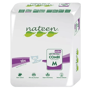 Pañal Nateen Combi Ultra — Tallas — 10 Unidades