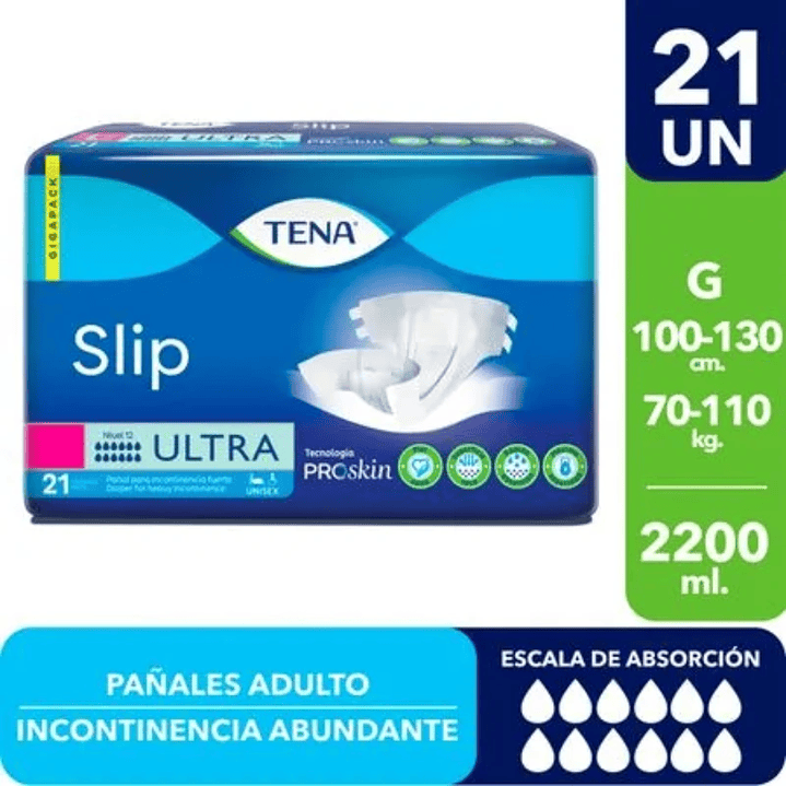 Tena Slip Ultra 21 Unidades - Tallas 4