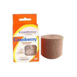 Venda Elástica Beige 5cm x 4,5mt - Cranberry