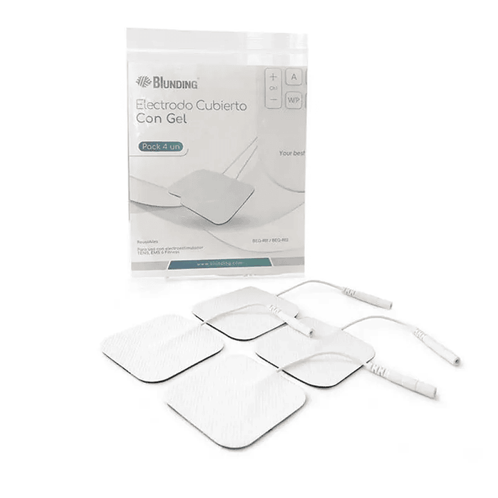 BEQ-R01 - Electrodos Blunding 40x40mm - Pack 4 unidades  1
