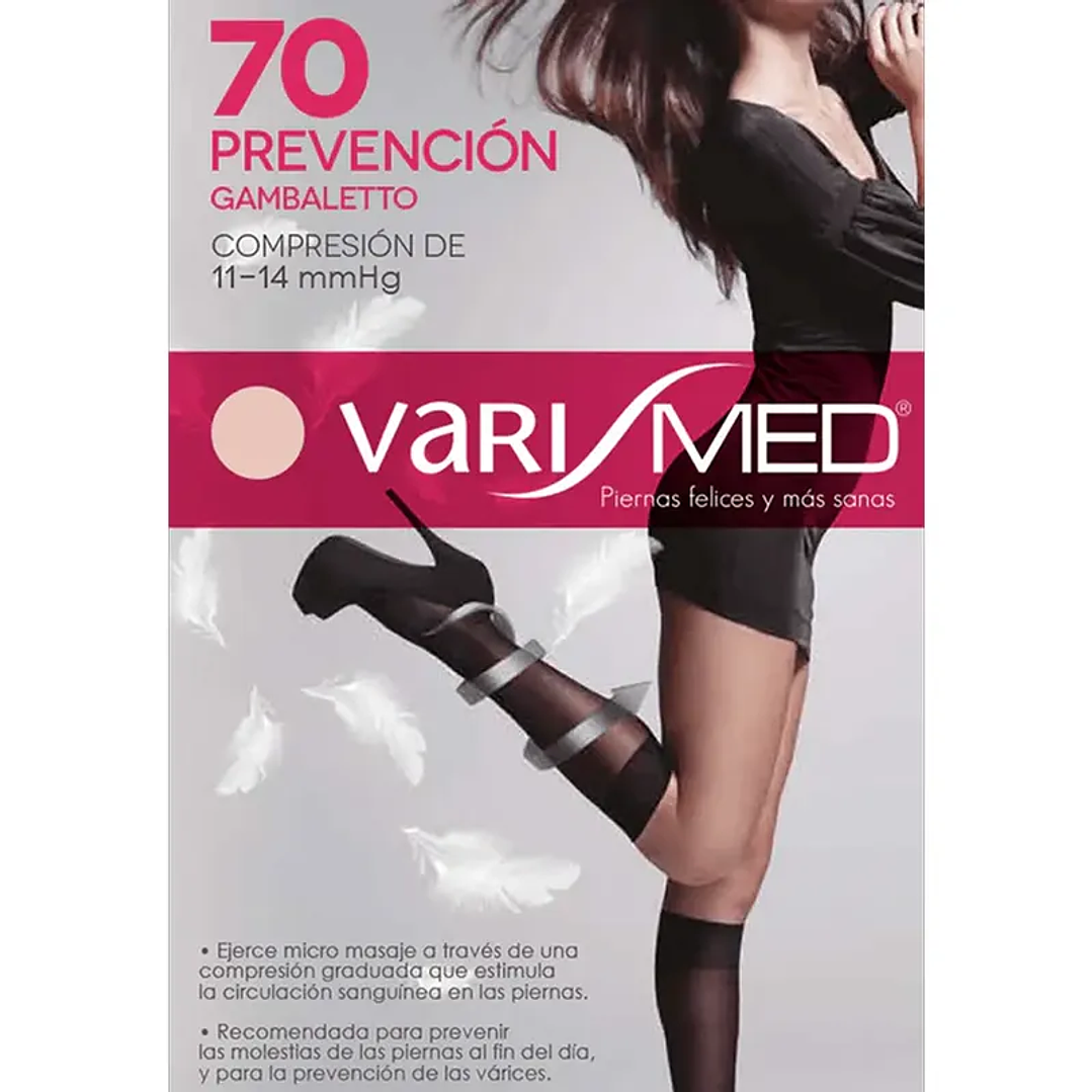 Calceta Varimed 70 11-14 mmHg - Punta Abierta 1