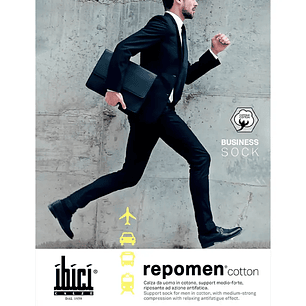 Calcetín Repomen Cotton con Compresión 14/18 mmHg