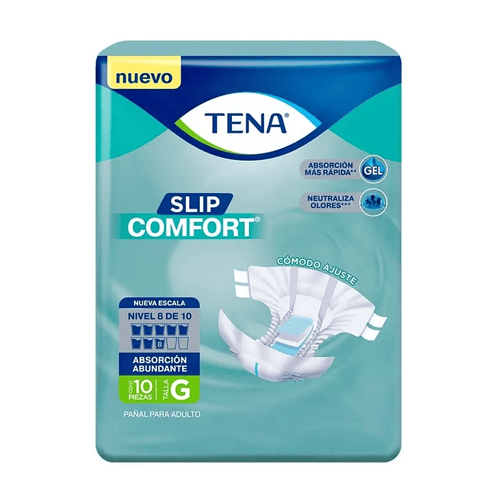 Tena Slip Comfort 10 Unidades - Tallas 2