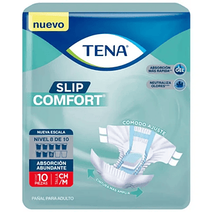 Tena Slip Comfort 10 Unidades - Tallas