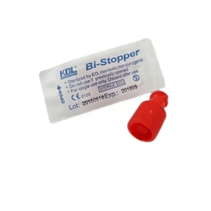 Tapa Obturación Catéter Roja - KDL  1